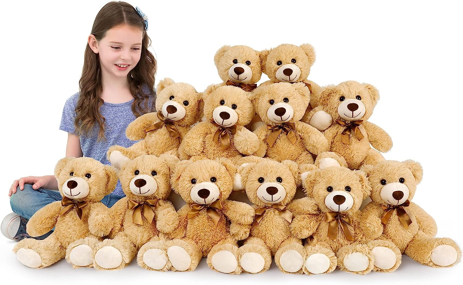 28CM Love Heart Bear Doll Cute I Love You Bear peluche regalo di