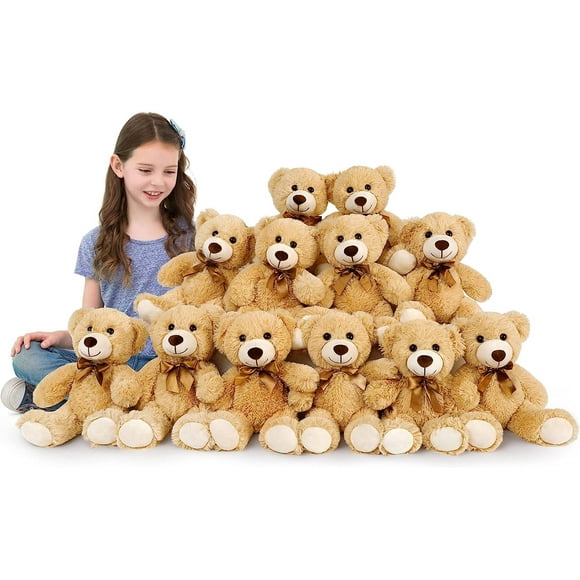MaoGoLan 12 Packs Teddy Bear 14" Bulk Stuffed Animals Plush Toy