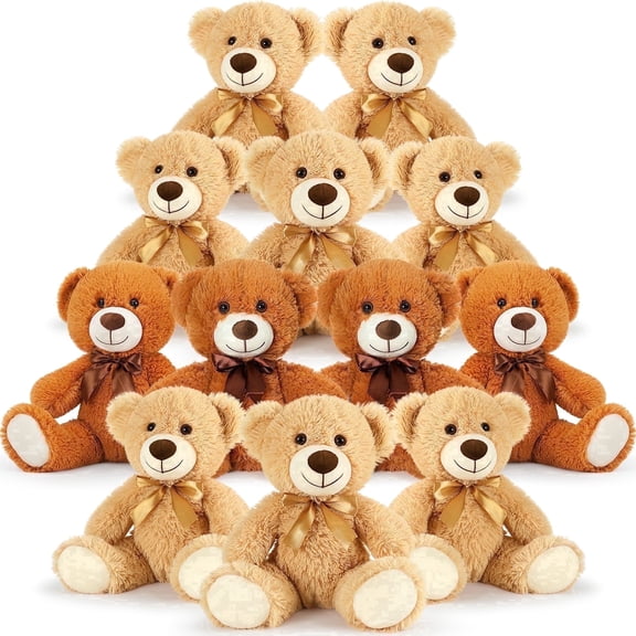 MaoGoLan 12 Packs Teddy Bear Stuffed Animals Bulk Teddy Bear Plush Toy