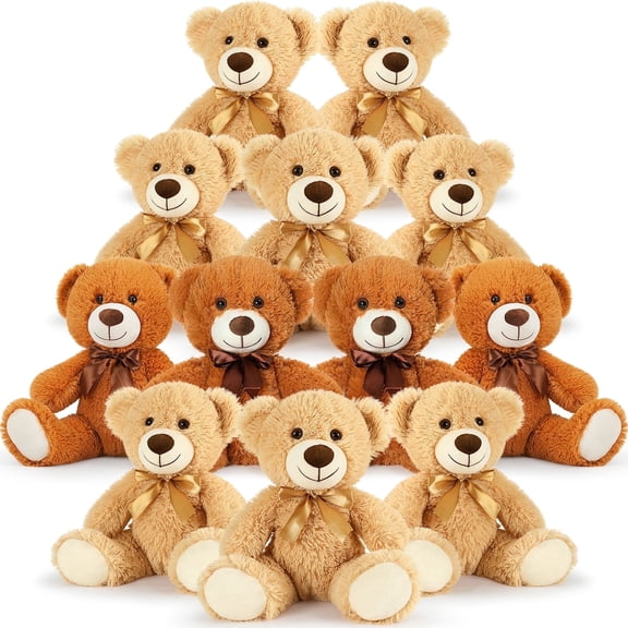 MaoGoLan 12 Packs Teddy Bear Stuffed Animals Bulk Teddy Bear Plush Toy