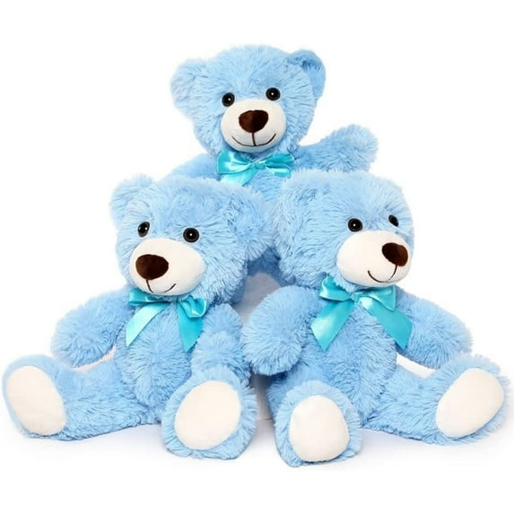MaoGoLan 13.8" Small Teddy Bear Cute Bear Bulk Stuffed Animals 3 pack