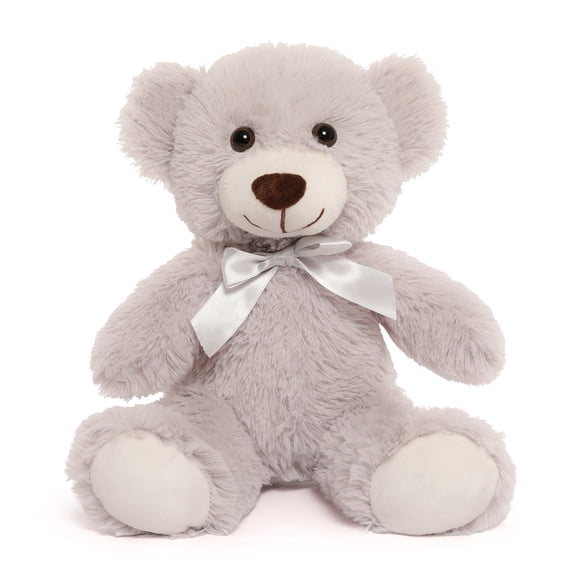 MaoGoLan 13'' Cute Teddy Bear Stuffed Animal Ligth Gray Bear Plush Toy
