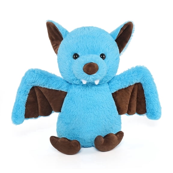 MaoGoLan 14'' Bat Stuffed Animal Blue Stuffed Bat Little Devil-Style Bat Plush Toy