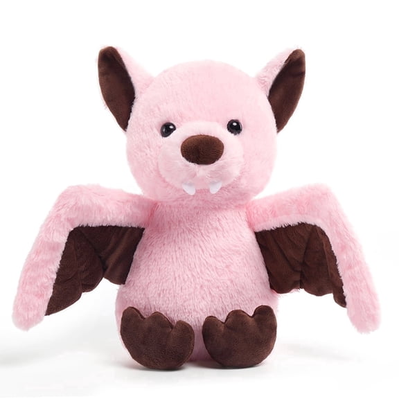 MaoGoLan 14'' Bat Stuffed Animal Pink Stuffed Bat Little Devil-Style Bat Plush Toy
