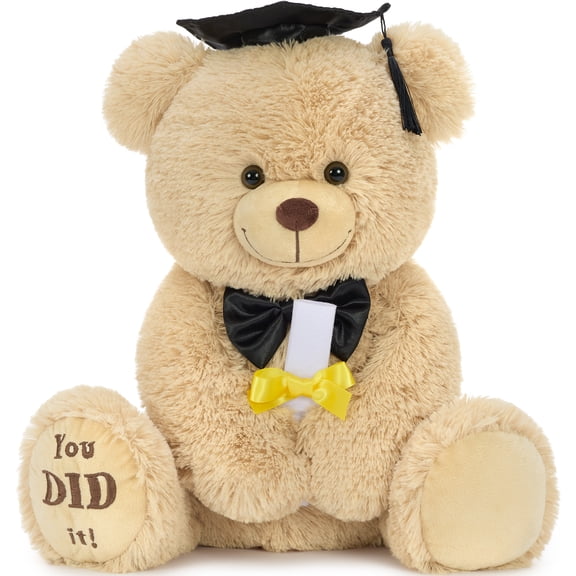 MaoGoLan 18'' Graduation Bear 2026 Stuffed Animal Teddy Bear with Graduation Cap and Diploma