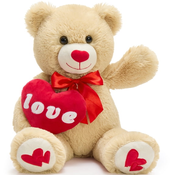 MaoGoLan 20'' Teddy Bear Stuffed Animal Stuffed Teddy Bear with A Big Heart Teddy Bear Plush Toy