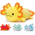 thumbnail image 1 of MaoGoLan 23.5" Giant Axolotl Stuffed Animals with 3 Babies Inside Large Axolotl Plush Toy, 1 of 7