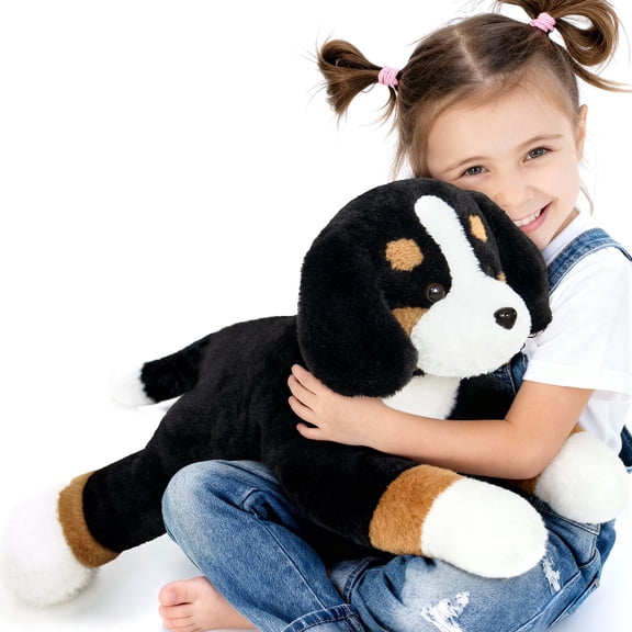 MaoGoLan 24.8'' Bernese Mountain Dog Stuffed Animal Giant Plush Dog Toy