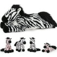 thumbnail image 1 of MaoGoLan 25" Giant Zebra Stuffed Animal with 4 Babies Plush Toy, 1 of 8