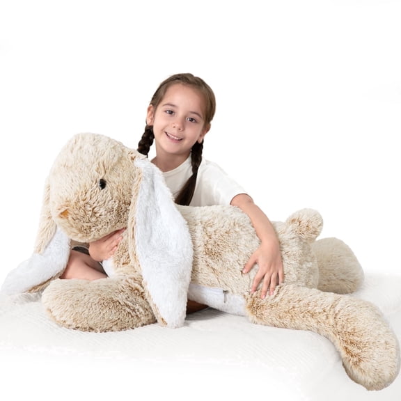 MaoGoLan 31.5" Giant Bunny Stuffed Animal Large Stuffed Bunny Plush Toy Stuffed Rabbit Plush Set Toys
