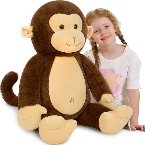 MaoGoLan Giant 31.5" Big Monkey Stuffed Animals Large Stuffed Monkey Plush Toy