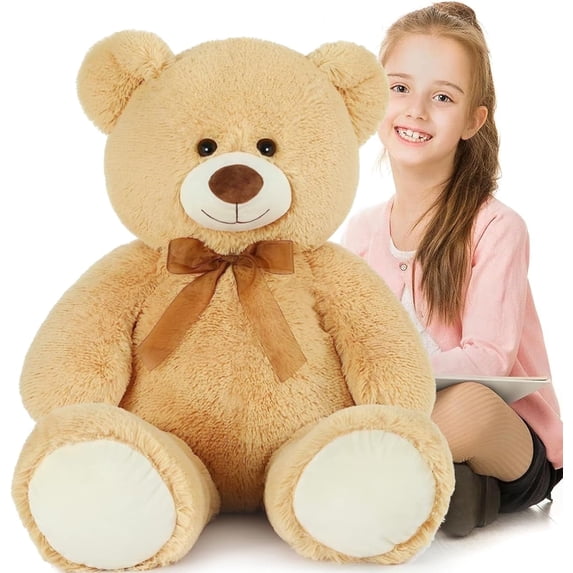 MaoGoLan 35.4" Giant Teddy Bear Soft Stuffed Animals Plush Big Bear Toy