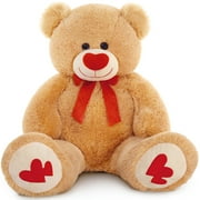 MaoGoLan 35.4 Giant Teddy Bear with Big Footprints Plush Stuffed Animals