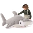 thumbnail image 1 of MaoGoLan 43'' Giant Hammerhead Shark Stuffed Animal Big Shark Body Pillow Toy, 1 of 10