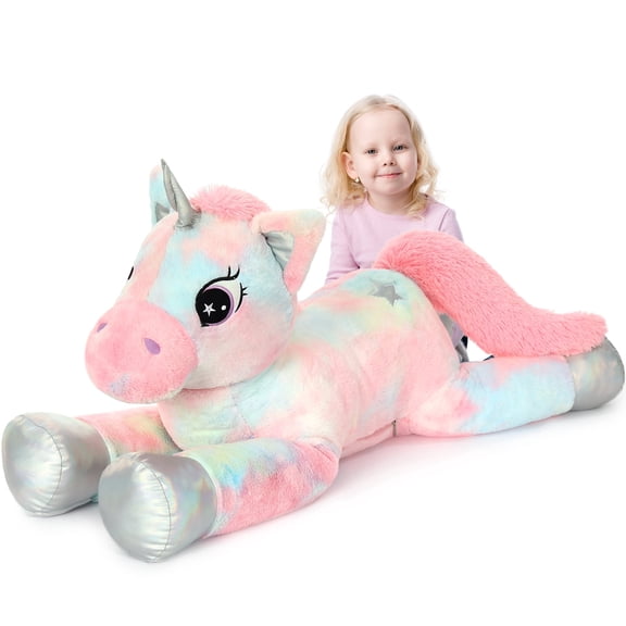 MaoGoLan 43'' Giant Unicorn Stuffed Animal Large Stuffed Unicorn Plush Toy