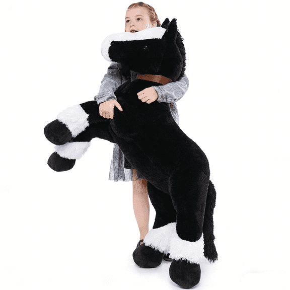 MaoGoLan 47" Giant Horse Stuffed Animal Large Stuffed Horse Plush Toy
