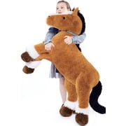 MaoGoLan 47" Giant Horse Stuffed Animal Large Stuffed Horse Plush Toy