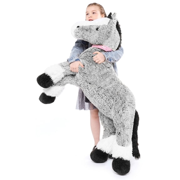 MaoGoLan 47" Giant Horse Stuffed Animal Large Stuffed Horse Plush Toy