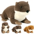 thumbnail image 1 of MaoGoLan 4Pcs Otter Stuffed Animal Set- 24 Inch Mommy Otter Plush with 3 Cute Babies, 1 of 9