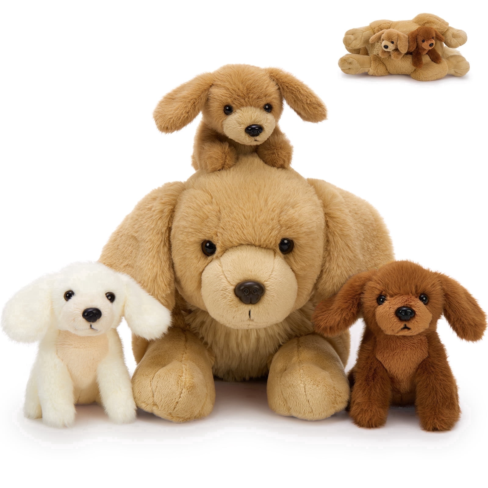 GoldenRetriever-4 PCS Brown
