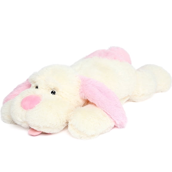 MaoGoLan 51'' Dog Stuffed Animal Cute Giant Dog with 2 Pink Ears Plush Toy