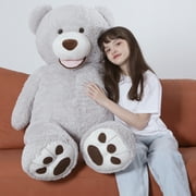 MaoGoLan 51" Giant Teddy Bear with Big Footprints Plush Stuffed Animals