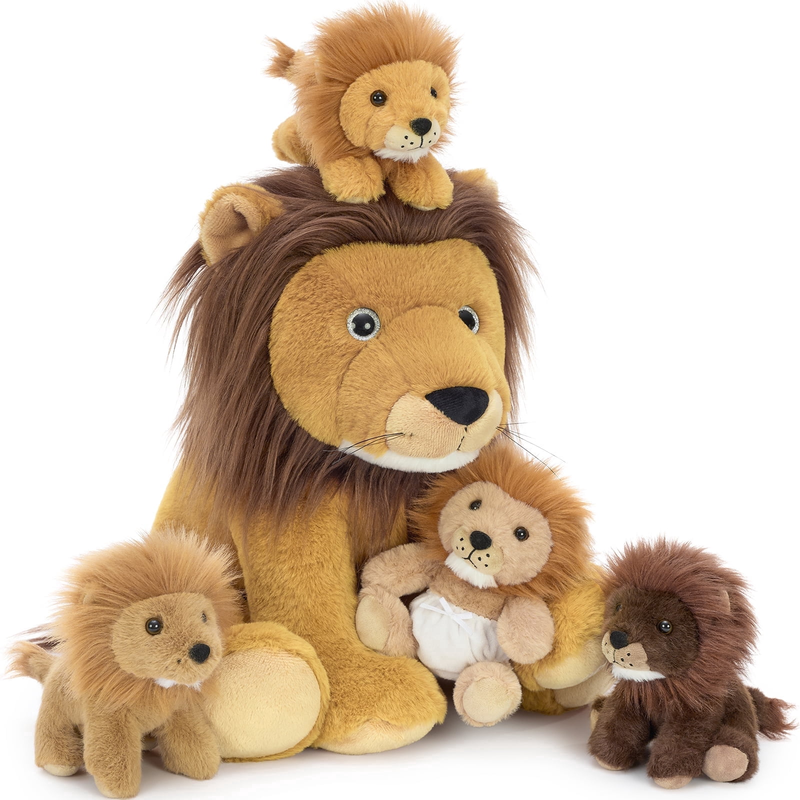 Lion-5 PCS Brown