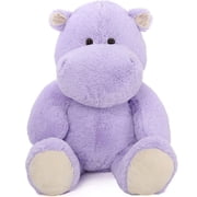 MaoGoLan Giant Hippopotamus Stuffed Animals 36 Purple Oversized Stuffed Hippo Toy Hippo Plush Toy
