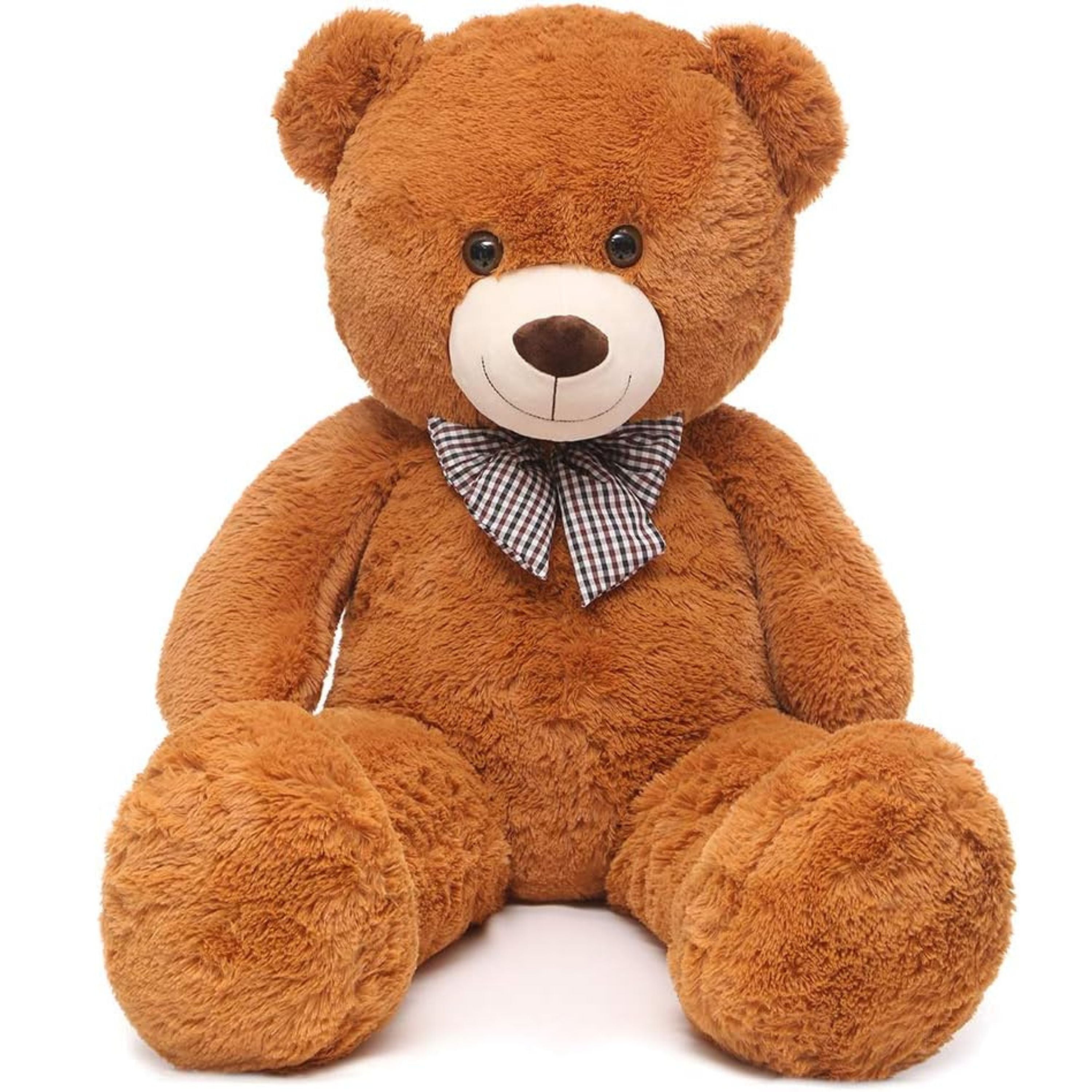 Giant colorful sale teddy bear