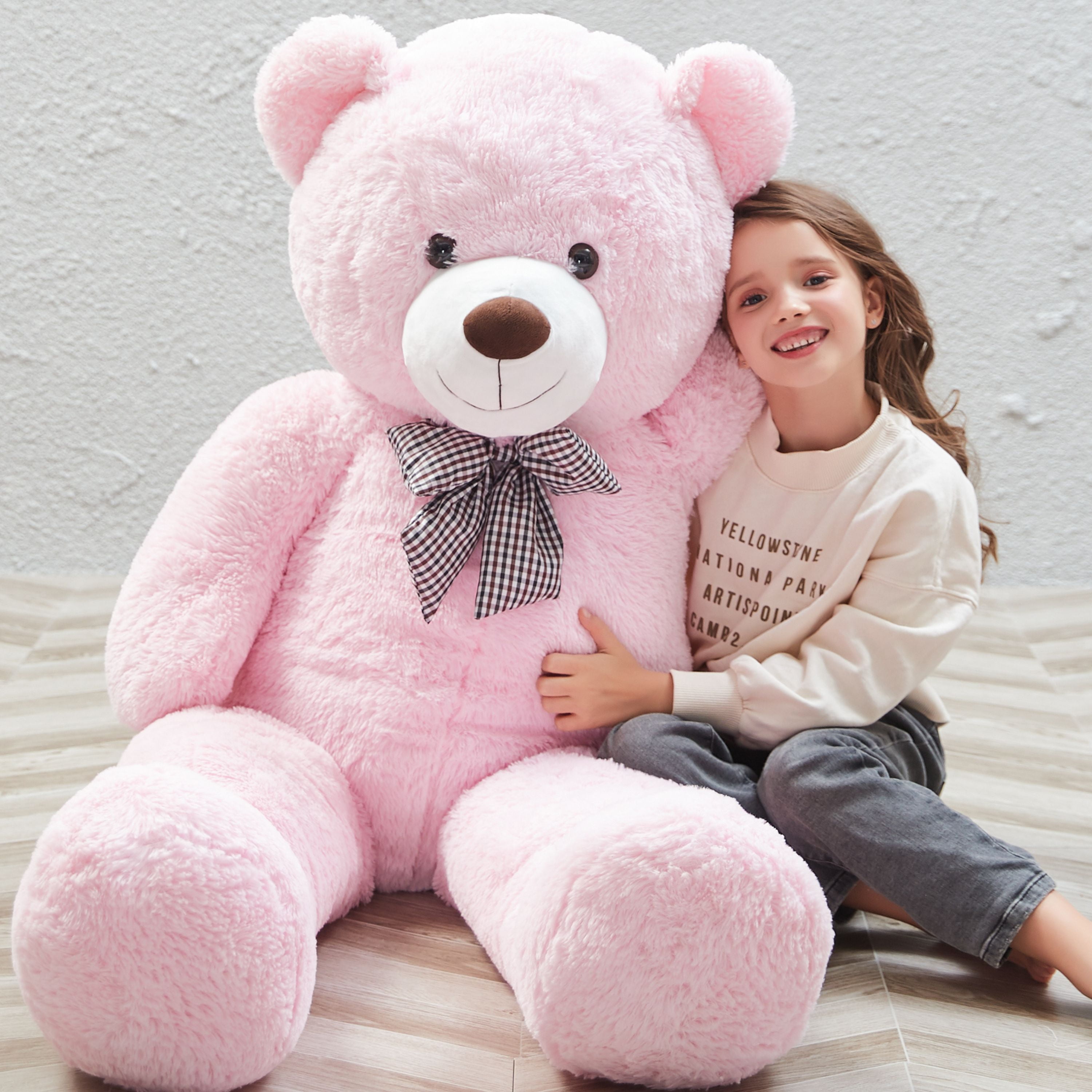 MaoGoLan Big Fluffy Soft 4ft Giant Teddy Bear 47 Stuffed Animals Plush Toy Walmart