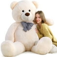 thumbnail image 1 of MaoGoLan Giant Teddy Bear 55" Large Stuffed Animals Plush Toy, 1 of 8