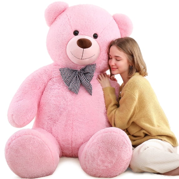 MaoGoLan 4.6ft Giant Teddy Bear 55"Large Stuffed Animals Big Bear Plush Toy