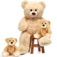 thumbnail image 1 of MaoGoLan Giant Teddy Bears with Babies 36inch Large Mommy Bear with 2 Babies Stuffed Animals, 1 of 6