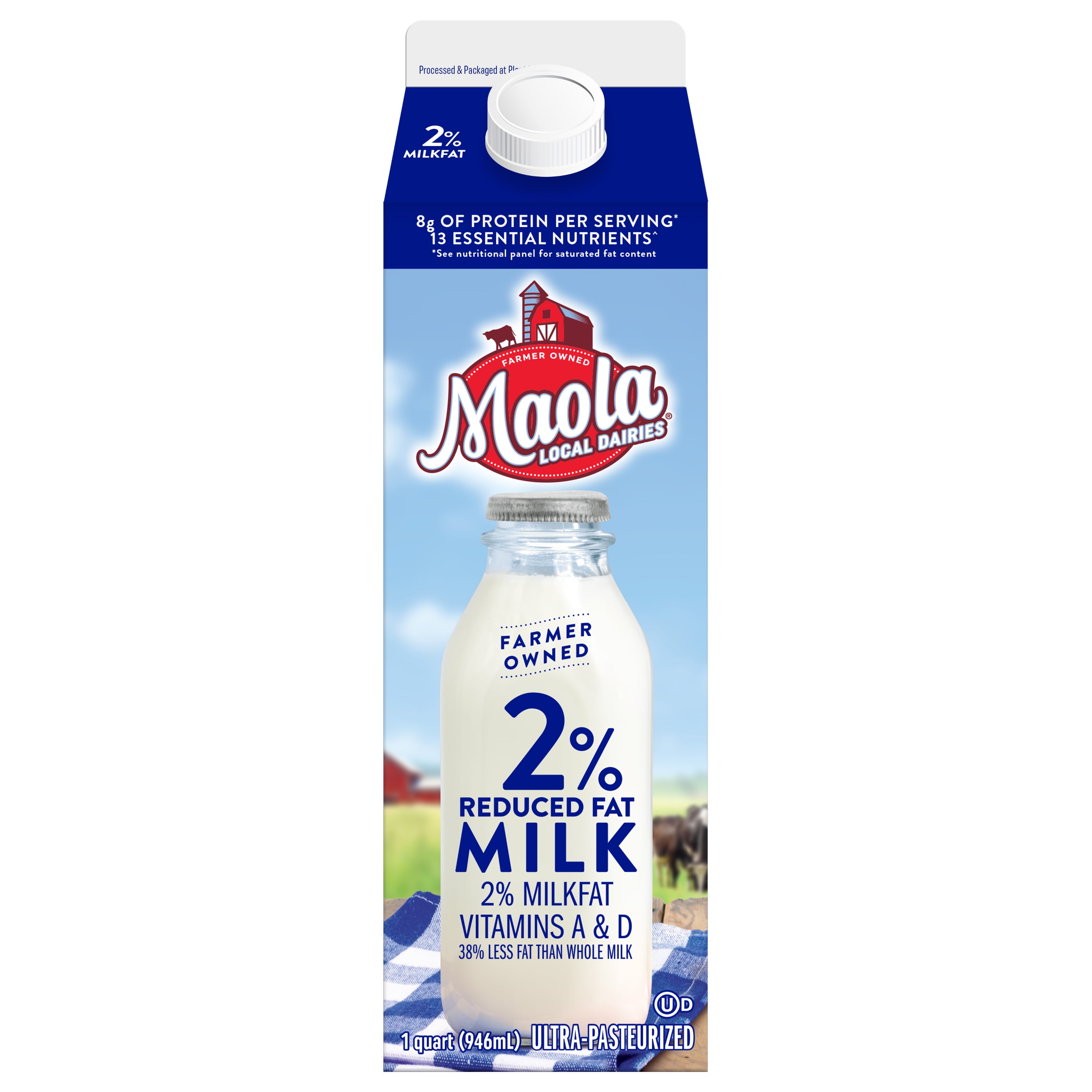 ミルク Mao Maola-2-Reduced-Fat-Milk-Quart