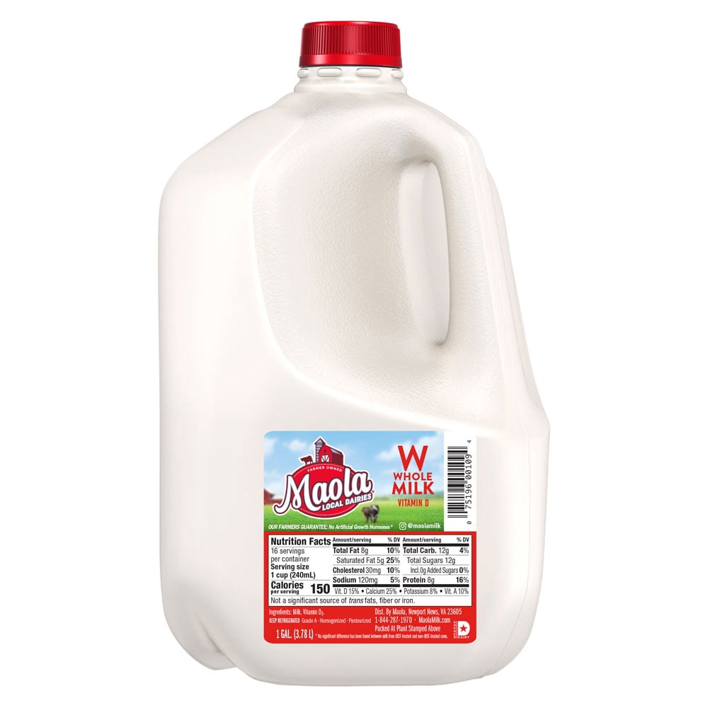 Maola Whole Milk, Gallon