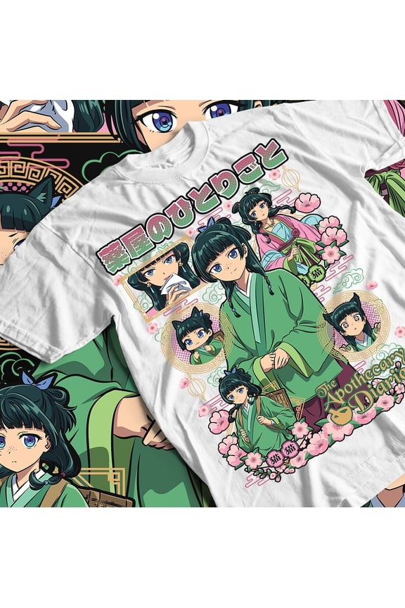 Maomao The Apothecary Diaries Essential T-shirt Anime Black Shirt, Unisex Cotton