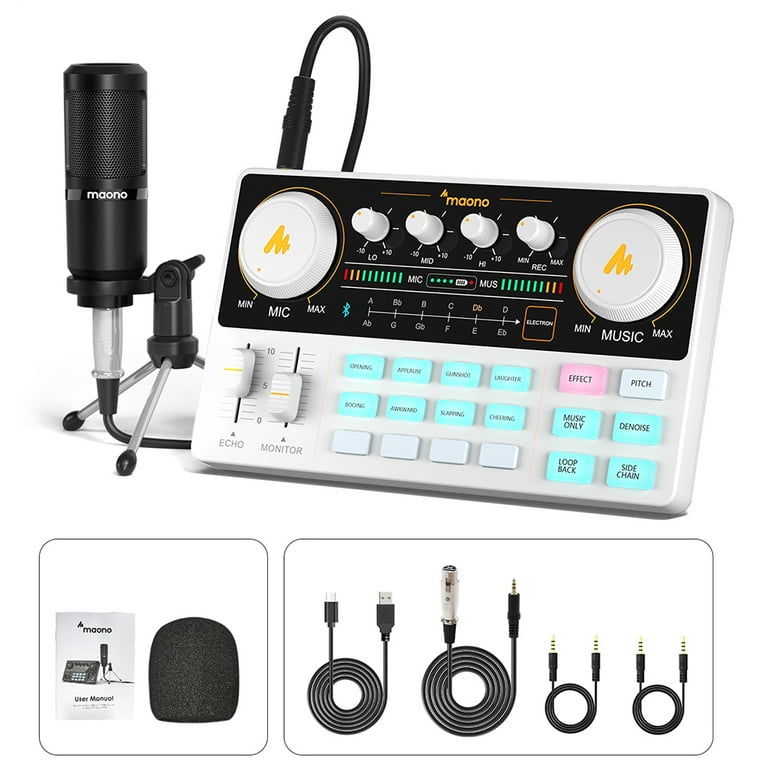 Maono AM200-S1 Sound Card Microphone Set MaonoCaster Audio