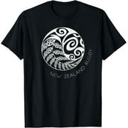 Maori-Inspired New Zealand Rugby Jersey: Kiwi and Silver Fern Accents for Authentic All Blacks Style
