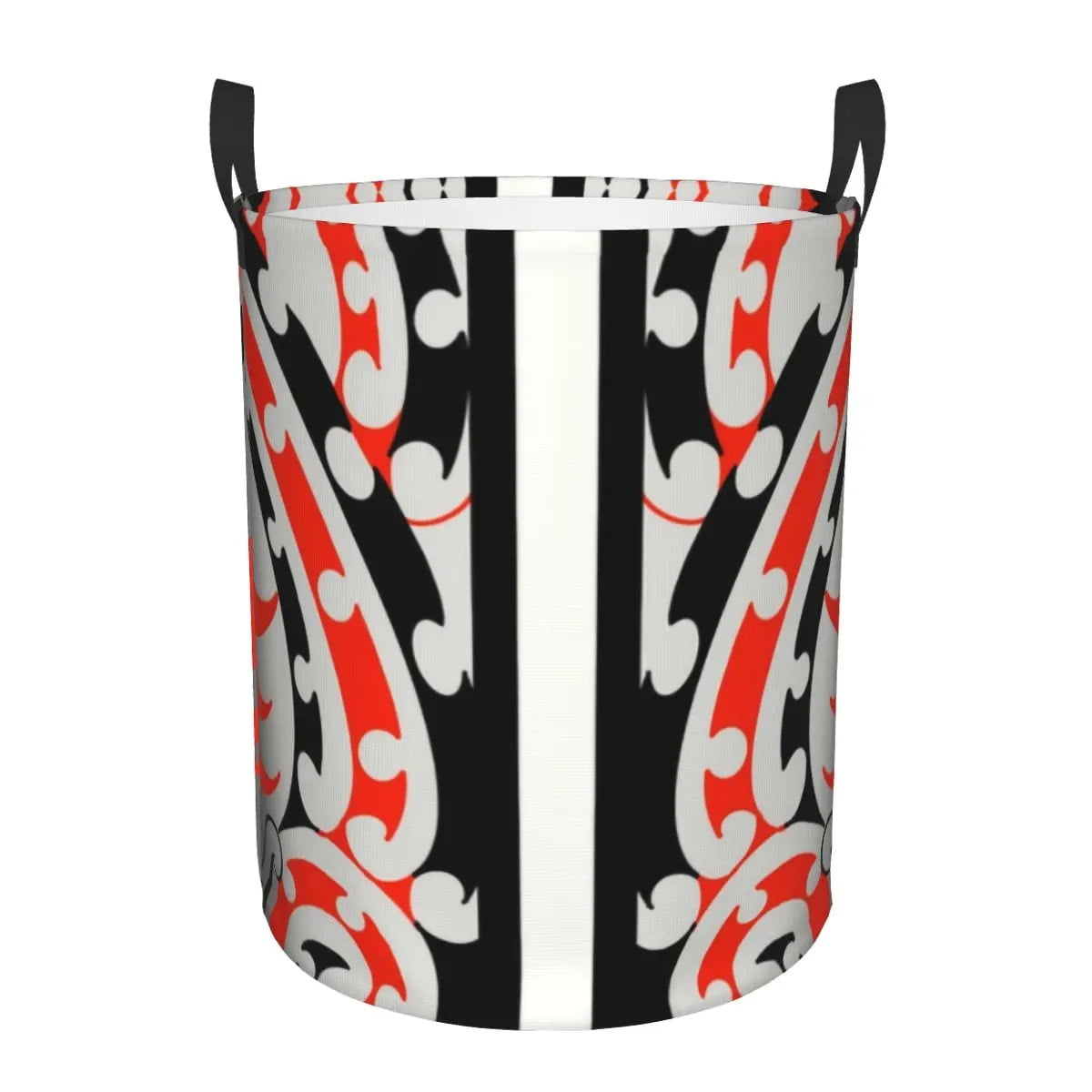 Maori Koru Kowhaiwhai Print Laundry Hamper Large Storage Basket New