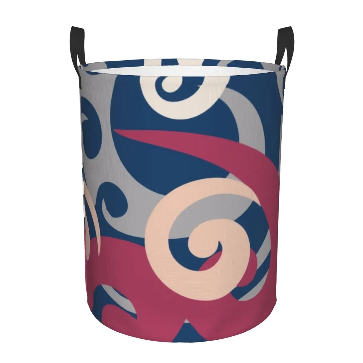 Maori Koru Kowhaiwhai Print Laundry Hamper Large Storage Basket New