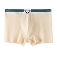thumbnail image 1 of Maoxin Boxers For Men Cute Solid Fashion Briefs Comfortable Panties Briefs Boxers Boxer Briefs Beige 3XL, 1 of 7