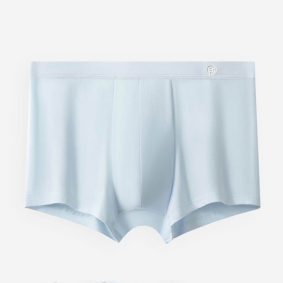 Maoxin Boxers For Men Digital Breathable Close Fitting Underpants Comfortable Boxers Boxer Briefs Light Blue 3XL