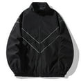 thumbnail image 1 of Maoxin Jackets for Men Fashion Casual Sports Slim Long Sleeve Hoodless Casual Coat/jacket Black M, 1 of 6