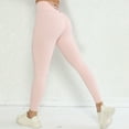 thumbnail image 1 of Maoxin Leggings Women Patchwork High Waist Stretch Strethcy Fitness Leggings Yoga Pant Workout Leggings for Women Pink M, 1 of 6