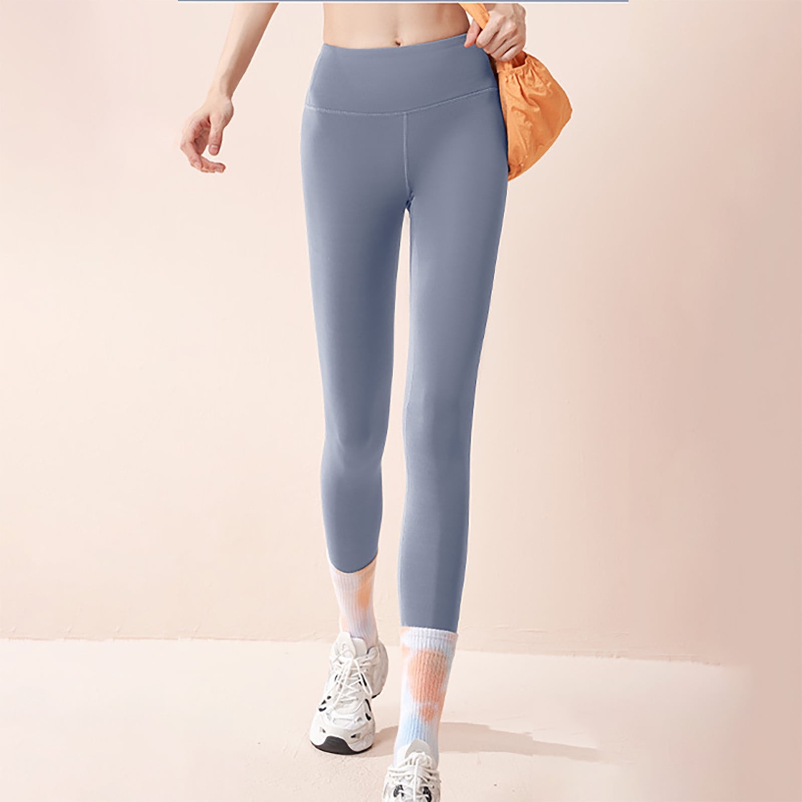 Maoxin Leggings for Women's Long Solid Color Hip Lift Fitness High