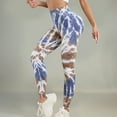 thumbnail image 1 of Leggings Women's Camouflage Elastic Waist Yoga Pants Casual Sports Fitness Pants Yoga Pants Workout Leggings for Women Light Blue L, 1 of 4