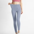 thumbnail image 1 of Maoxin Leggings Women's Solid Color High Waist And Hip Lifting Exercise Fitness Tight Yoga Pants Workout Leggings for Women Light Blue M, 1 of 5