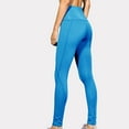 thumbnail image 1 of Maoxin Leggings Women's Super High Waist Yoga Pants Slant Pockets Fitness Running Training Stretch Quick Dry Tight Sports Pants Workout Leggings for Women Blue 2XL, 1 of 3