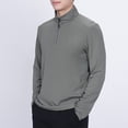 thumbnail image 1 of Maoxin Men's Casual Top Round Neck Fake Casual Sports Top Long Sleeved Top/shirt , Army Green , M, 1 of 8