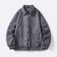 thumbnail image 1 of Maoxin Men's Coats Men's Fashion Casual Sports Slim Long Sleeve Hoodless Casual Coat/jacket Dark Gray XL, 1 of 8